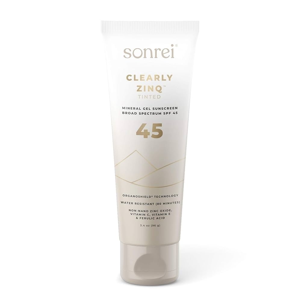 NWT Sonrei Clearly Zinq Tinted Zinc Mineral Sunscreen SPF 45